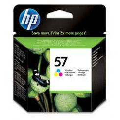 HP 57 Tri-Color Original Ink Cartridge C6657AE (500 Pages)
